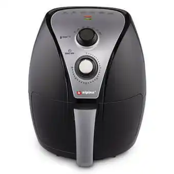 Blokker Alpina Airfryer - Hetelucht Friteuse XL - 32 liter - Zwart aanbieding