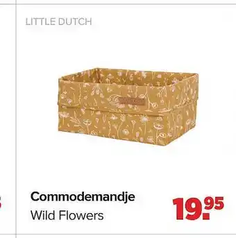 Baby-Dump Little dutch commodemandje wild flowers aanbieding