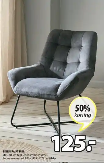 Jysk SKIEN FAUTEUIL aanbieding