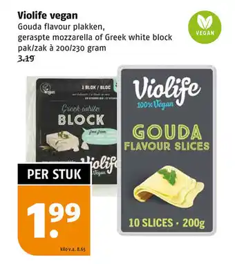 Poiesz Violife vegan aanbieding