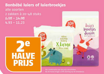 Poiesz Bonbébé luiers of luierbroekjes aanbieding