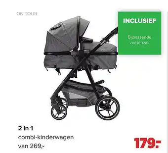 Baby-Dump On tour 2 in 1 combi-kinderwagen aanbieding