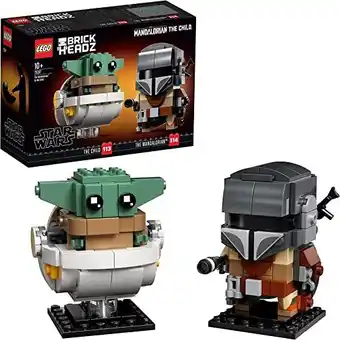 Amazon LEGO 75317 Star Wars De Mandalorian en het Kind "Baby Yoda" Displaymodel en Verzamelobj... aanbieding