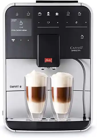 Amazon Melitta Caffeo Barista T Smart F831-101, Volautomatische koffiemachine, smartphone-bedi... aanbieding