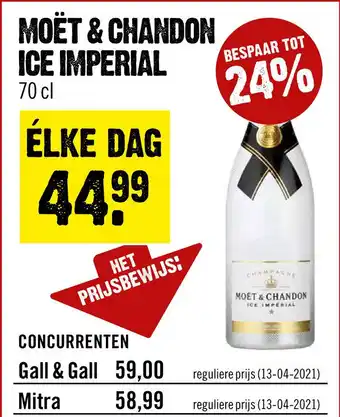 Dirck 3 Moët & chandon ice imperial aanbieding