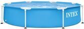Bol.com Intex - Zwembad - Metal Frame - Rond - 244x51cm - Blauw aanbieding