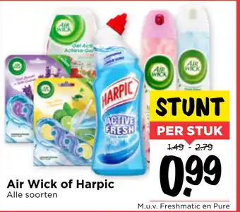 Vomar Voordeelmarkt Air Wick of Harpic aanbieding