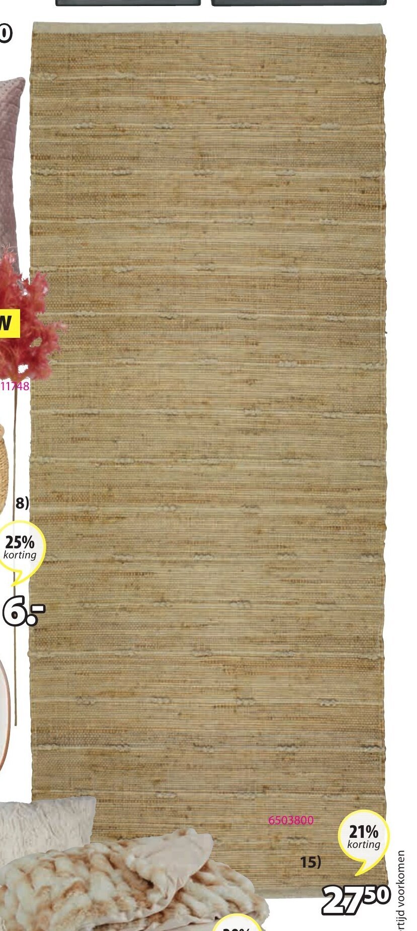 Mimosa Vloerkleed 80 x 200 cm aanbieding bij Jysk