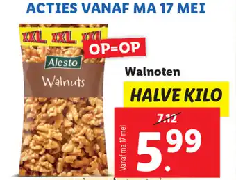 Lidl Walnoten 1kg aanbieding