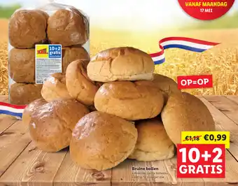 Lidl Bruine bollen 12st aanbieding