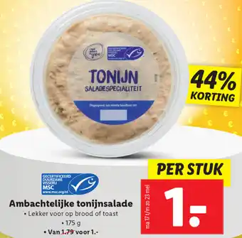 Lidl Chef select & you Ambachtelijke tonijnsalade 175g aanbieding