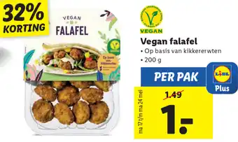 Lidl Vegan Falafel 200g aanbieding