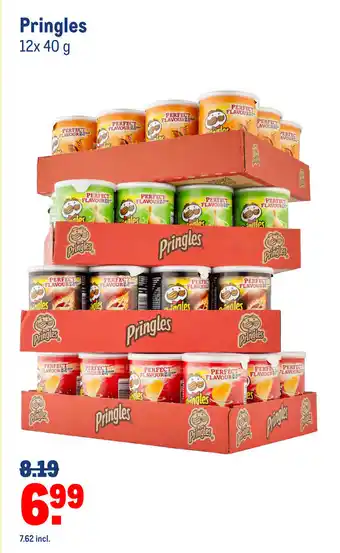 Makro Pringles 12 x 40 g aanbieding