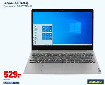 Makro Lenovo 15.6" laptop aanbieding