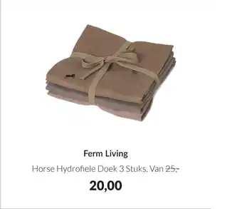 Babypark Ferm Living Horse Hydrofiele Doek 3 Stuks. aanbieding