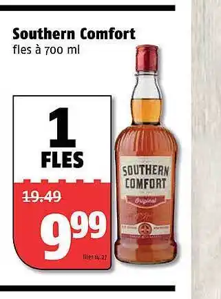 Poiesz Southern Comfort 700ml aanbieding