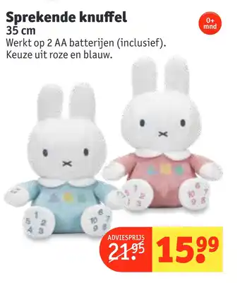 Kruidvat Sprekende knuffel aanbieding