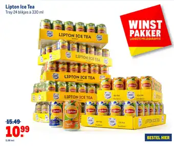 Makro Lipton ice tea 330ml aanbieding