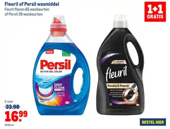 Makro Fleuril of persil wasmiddel aanbieding