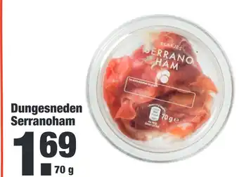 ALDI Dungesneden Serranoham aanbieding