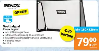 Albert Heijn Voetbalgoal aanbieding