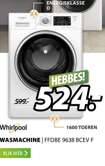 Expert Whirpool Wasmachine | Ffdbe 9638 Bcev F aanbieding