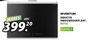 Expert Inventum Inductie Inbouwkookplaat Ikiz735 aanbieding