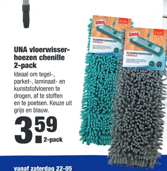 ALDI UNA vloerwisser- hoezen chenille aanbieding