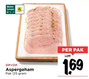 Vomar Voordeelmarkt Aspergeham aanbieding