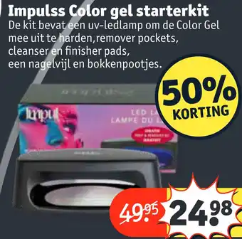 Kruidvat Impulss Color gel starterkit aanbieding