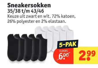 Kruidvat Sneakersokken aanbieding