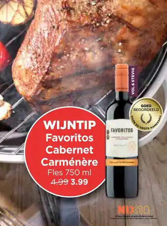 Vomar Voordeelmarkt Favoritos Cabernet Carménère 750ml aanbieding