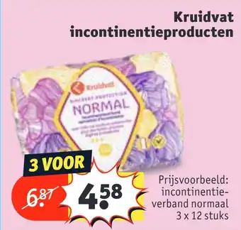 Kruidvat Kruidvat incontinentieproducten aanbieding