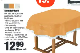 ALDI Tuintafelkleed aanbieding