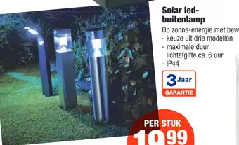 ALDI Solar led- buitenlamp aanbieding