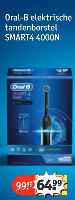 Kruidvat Oral-B elektrische tandenborstel SMART4 4000N aanbieding