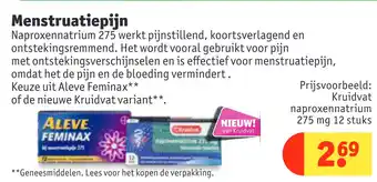 Kruidvat Menstruatiepijn aanbieding