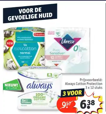 Kruidvat Always Cotton Protection aanbieding