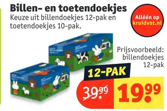 Kruidvat Billen- en toetendoekies aanbieding