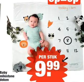 ALDI Baby milestone deke aanbieding