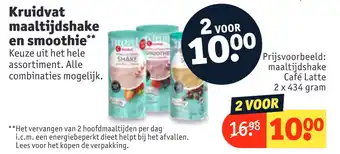 Kruidvat Kruidvat maaltijdshake en smoothie aanbieding