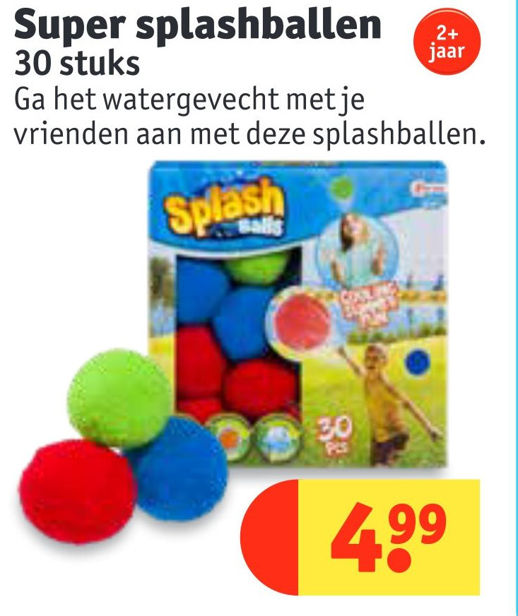 Super splashballen aanbieding bij Kruidvat