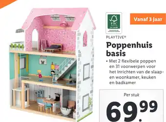 Lidl Poppenhuis basis aanbieding