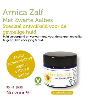 De Rode Pilaren Arnica Zalf Met Zwarte Aalbes 50ml aanbieding