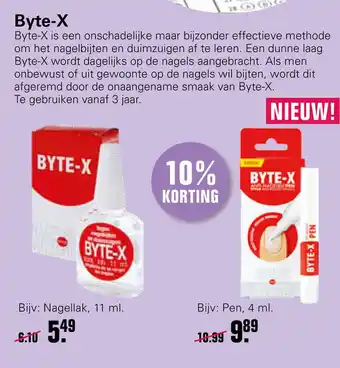 De Online Drogist Byte-X aanbieding