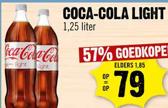 Dirck 3 Coca-cola light aanbieding