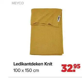 Baby-Dump Meyco Ledikantdeken Knit 100x150 Cm aanbieding