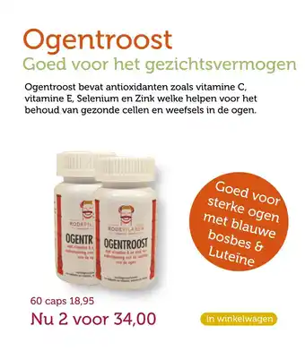 De Rode Pilaren Ogentroost aanbieding