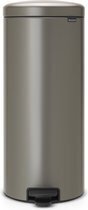 Bol.com Brabantia NewIcon Prullenbak - 30 l - Platinum aanbieding