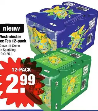 ALDI Westminster Ice Tea 12-Pack aanbieding